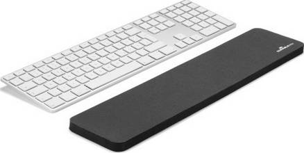 Repose-poignet pour clavier surface textile H15xL450xl100mm anthracite