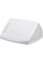 Couvercle basculant pour Durabin Square 40 blanc/blanc