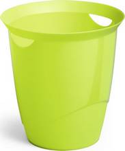 Corbeille papier ronde Trend plastique vert 16 litres
